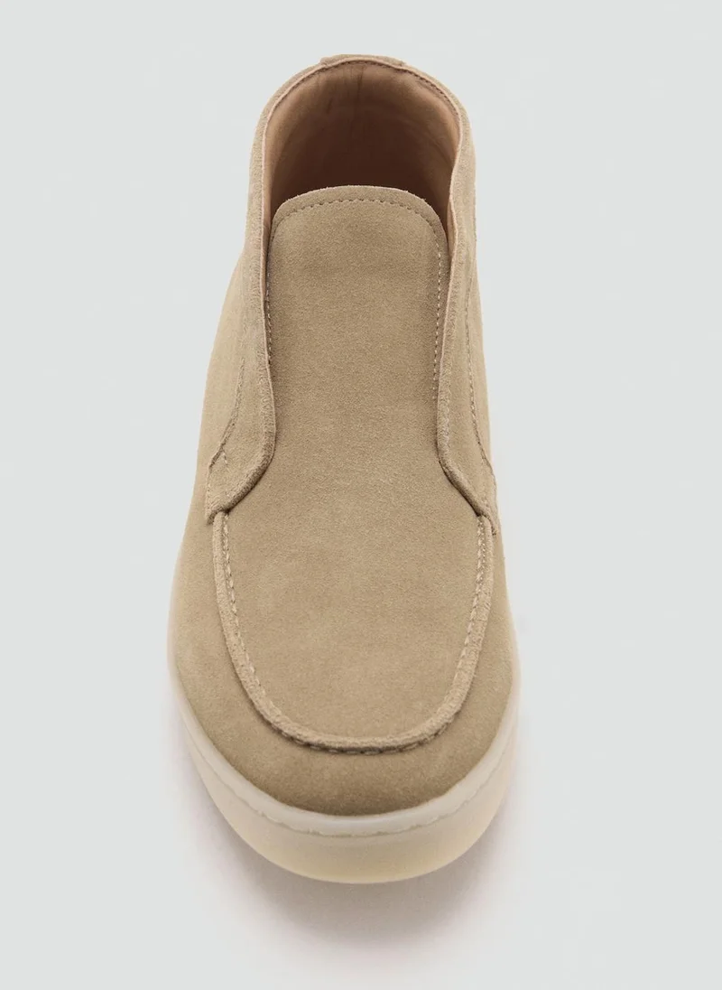 Mango Man  Suede leather sporty ankle boot for Men | Best Price UAE